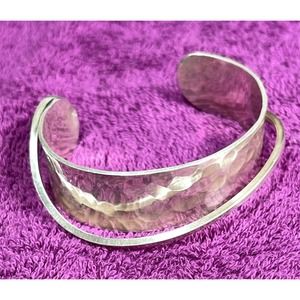 Lasnier Vintage Jewelry One Of A Kind Hand Homemade Bangle Braclet Silver